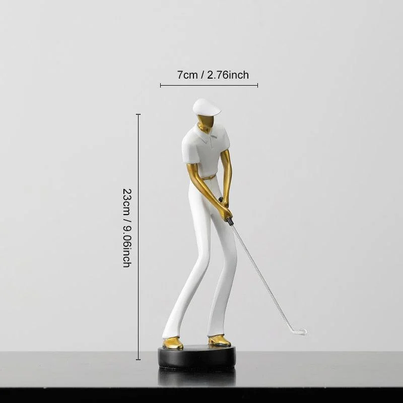 Golfer Decorative Figurine -