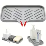 Gootsteen Siliconen Bakje Met Afvoer Zeepspons Opberghouder Aanrecht Scrubber Borstel Zeep Opbergrek Keuken Organizer.jpg fec5ab41 265c 45f3 ba23 f7e42f21a9a1