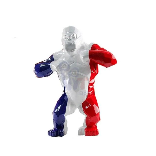 Gorilla Kong Decoration Office Sculptures and Statues Crafts -