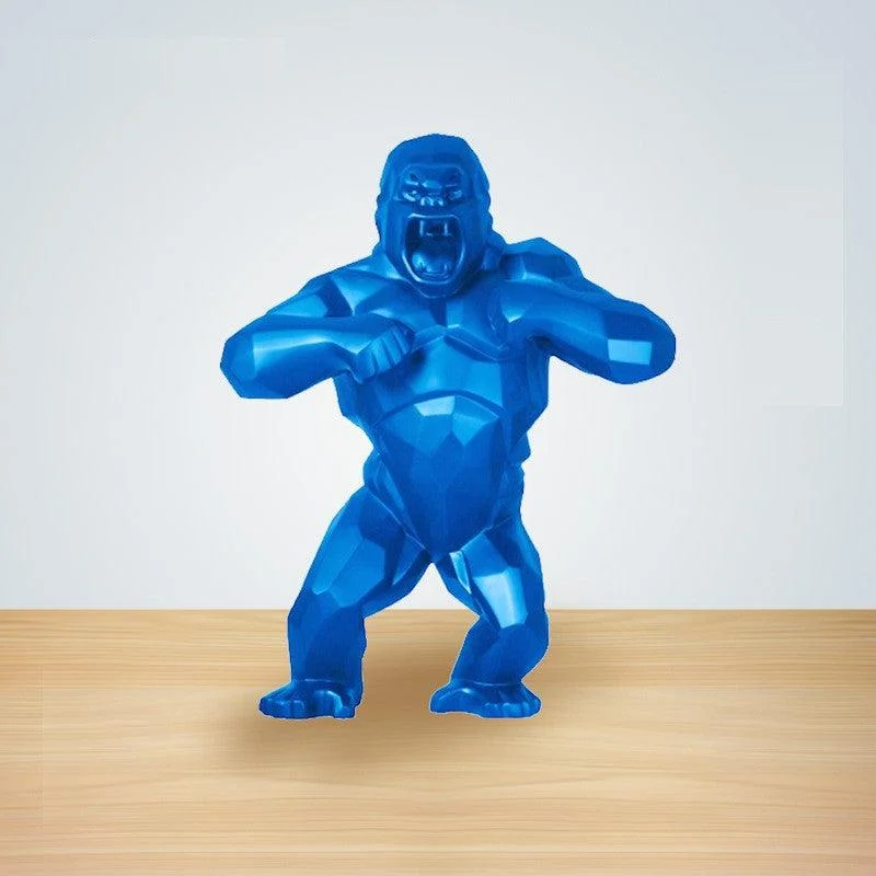 Gorilla Kong Decoration Office Sculptures and Statues Crafts -