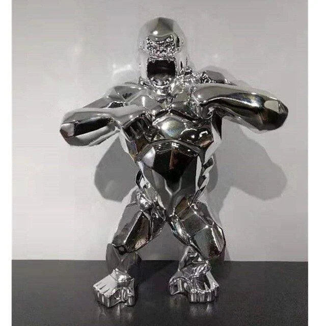 Gorilla Kong Decoration Office Sculptures and Statues Crafts -