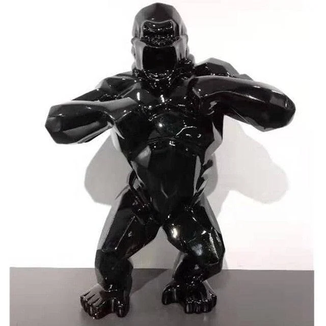 Gorilla Kong Decoration Office Sculptures and Statues Crafts -