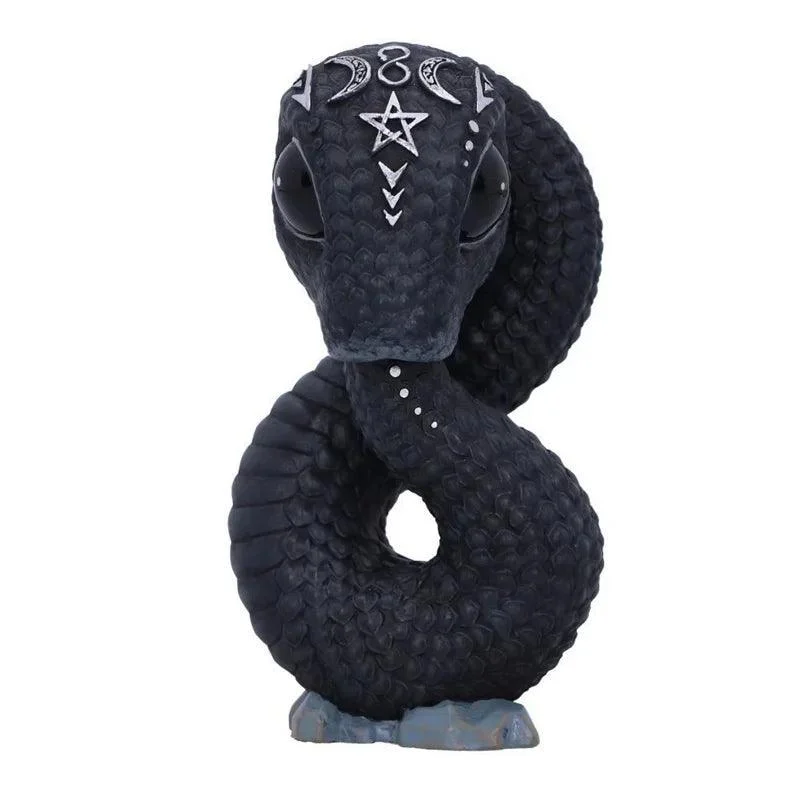 Gothic Cat Statue: Halloween Magic Decor Craft -