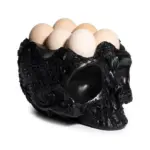 Gothic Halloween Resin Craft Egg Holder tag1