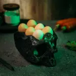 Gothic Halloween Resin Craft Egg Holder tag1
