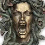 Gothic Myth Medusa Wall Front Door Ornament