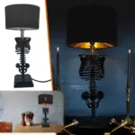Gothic Skeleton Table Lamp tag1