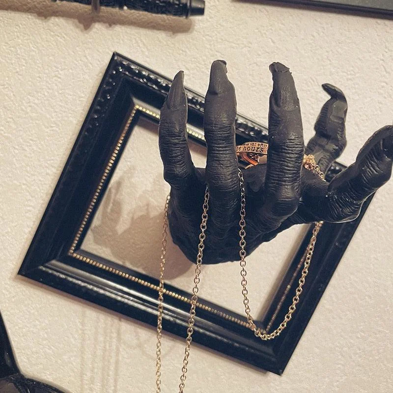 Gothic Witch Hand Wall Hanger -