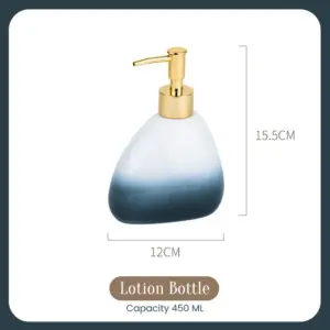 Gradient Ceramic Bathroom Wash Set
