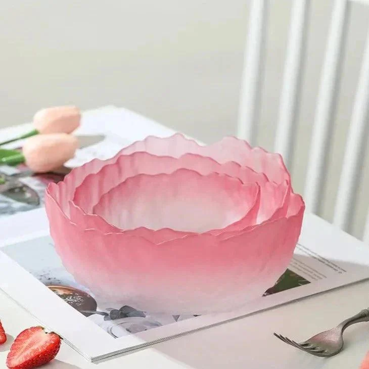 Gradient Coloured Tempered Glass Bowl -  - #tag1#