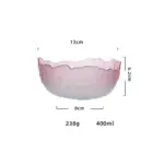 Gradient Coloured Tempered Glass Bowl tag1