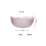 Gradient Coloured Tempered Glass Bowl tag1