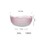 Gradient Coloured Tempered Glass Bowl tag1