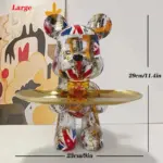 GraffitPaw Graffiti Bear Figure Key Storage