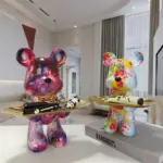 GraffitPaw Graffiti Bear Figure Key Storage