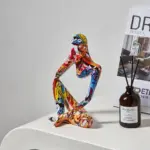 GraffitiBookshelfThinker Homeko11