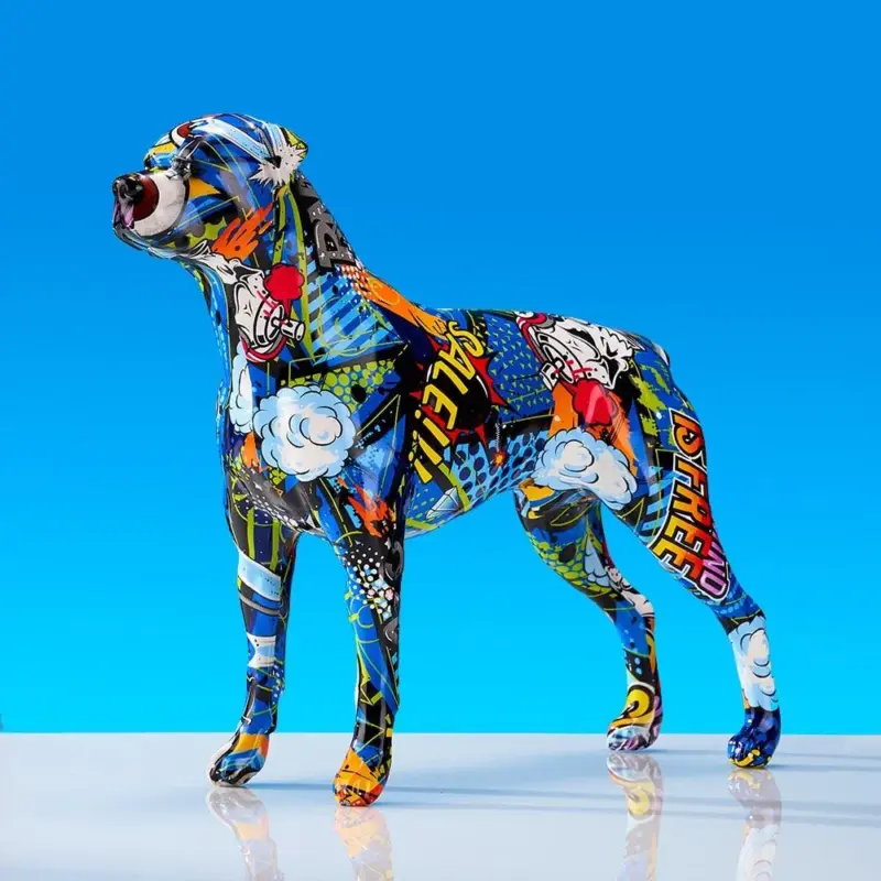 GraffitiDogStatuette Homeko14