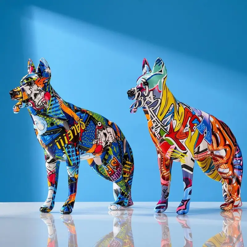 GraffitiDogStatuette Homeko2