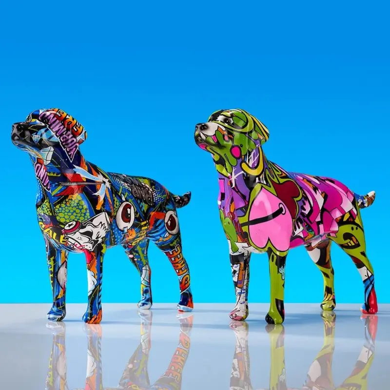 GraffitiDogStatuette Homeko4