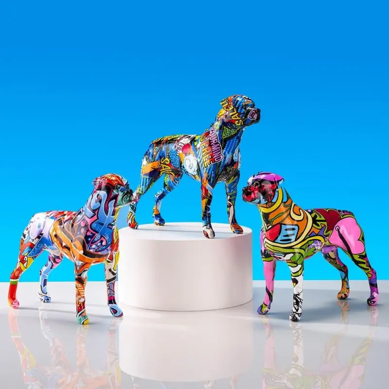GraffitiDogStatuette Homeko7