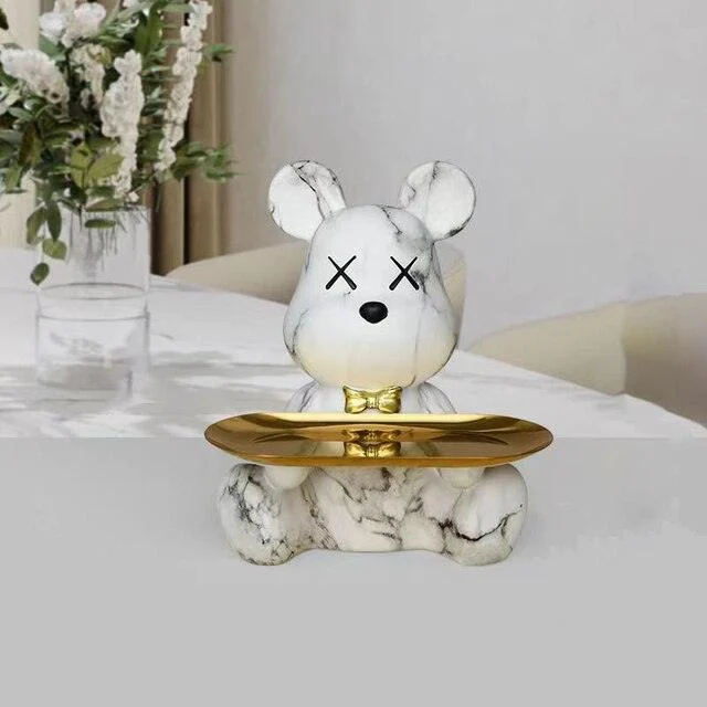 Graffiti Teddy Bear Tray - Homeko