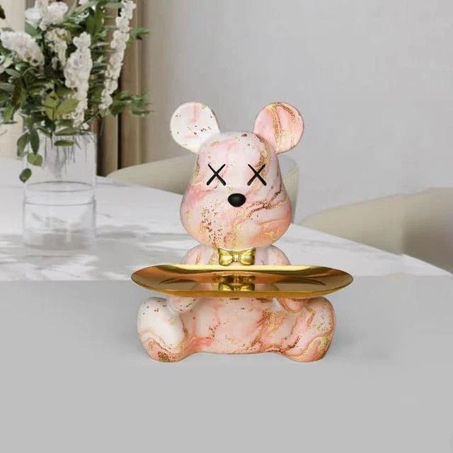 Graffiti Teddy Bear Tray - Homeko