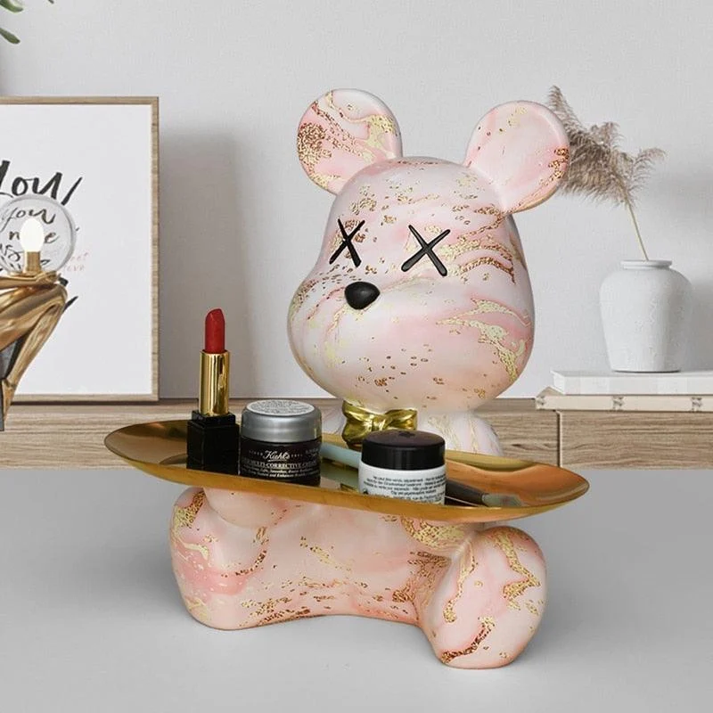 Graffiti Teddy Bear Tray - Homeko