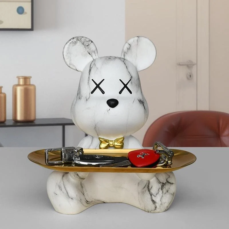 Graffiti Teddy Bear Tray - Homeko