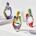 Graffiti Thinker Sculpture
