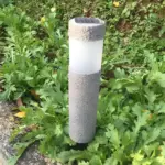 GranitGlanzSteinSaulenlampe EleganteAussenbeleuchtungfurGartenundTerrassexlumina3