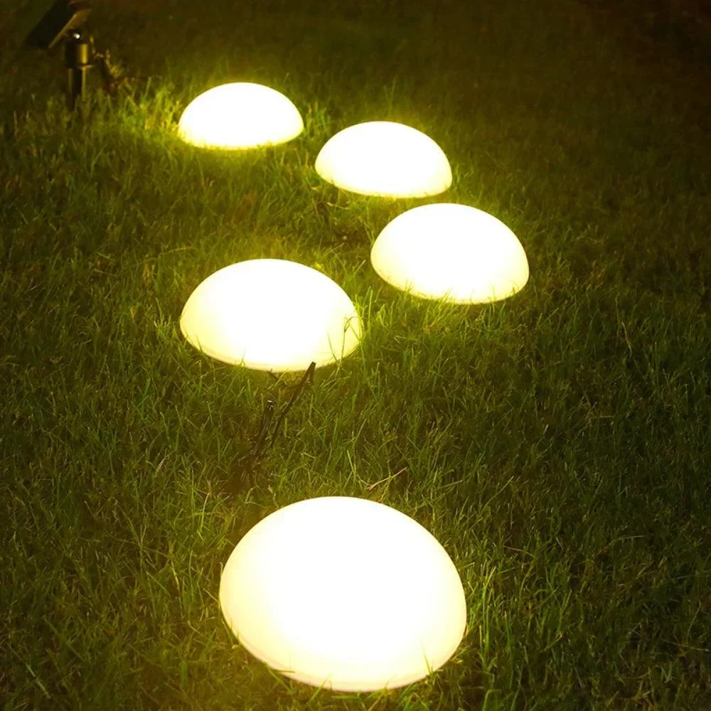 Grass Lamp - SolarSphere - Half Sphere Design - Outdoor Waterproof - 5 pieces -  - #tag1#