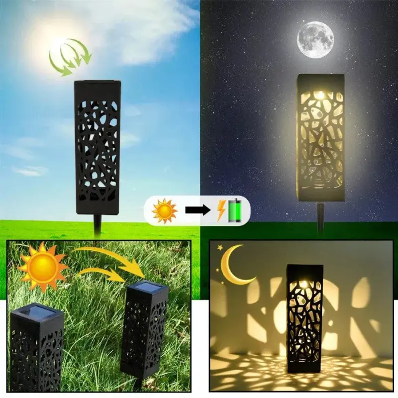 Grass Light SolarGlow LED Solar Power Waterproof Path tag1