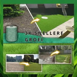 Grass Seed Mat - RapidGreen - Fast Growing - Easy Lawn Maintenance