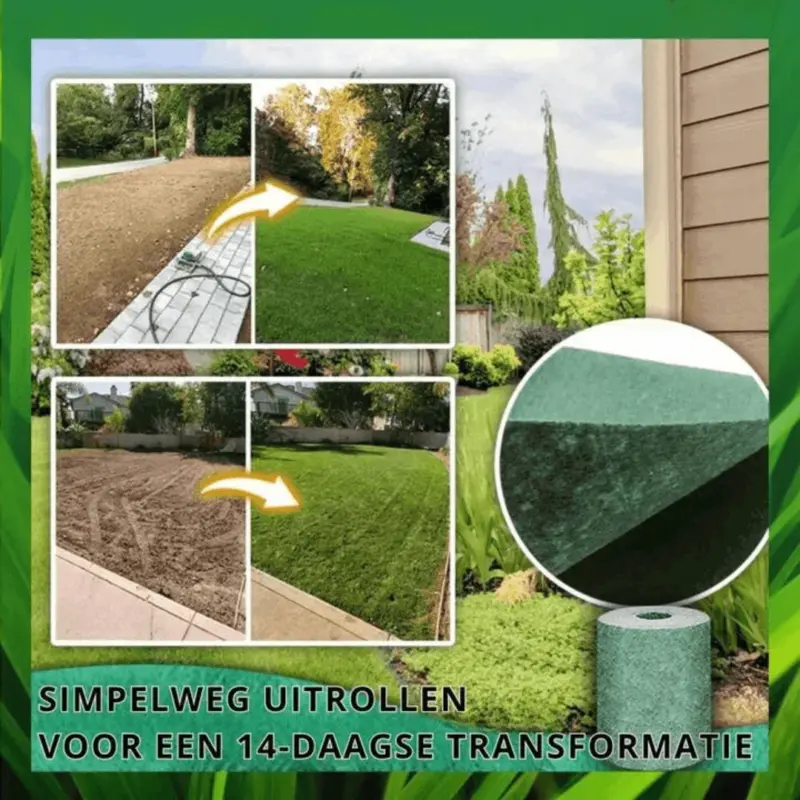 Grass Seed Mat RapidGreen Fast Growing Easy Lawn Maintenance tag1