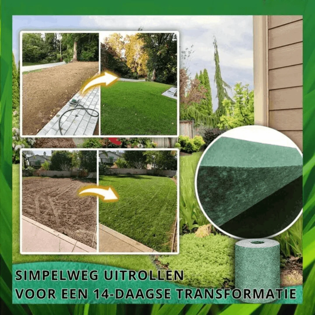 Grass Seed Mat - RapidGreen - Fast Growing - Easy Lawn Maintenance -  - #tag1#