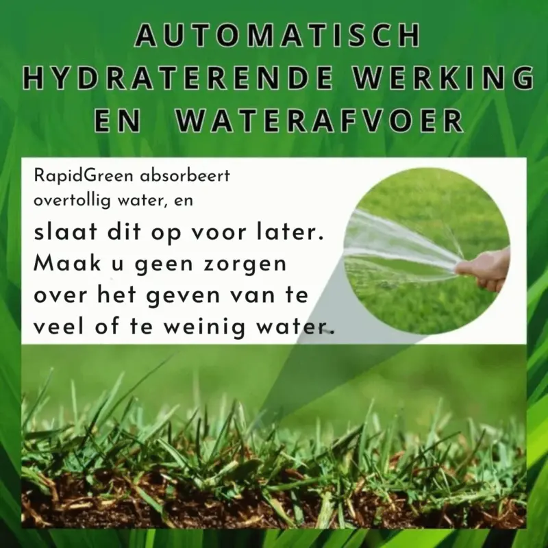 Grass Seed Mat RapidGreen Fast Growing Easy Lawn Maintenance tag1