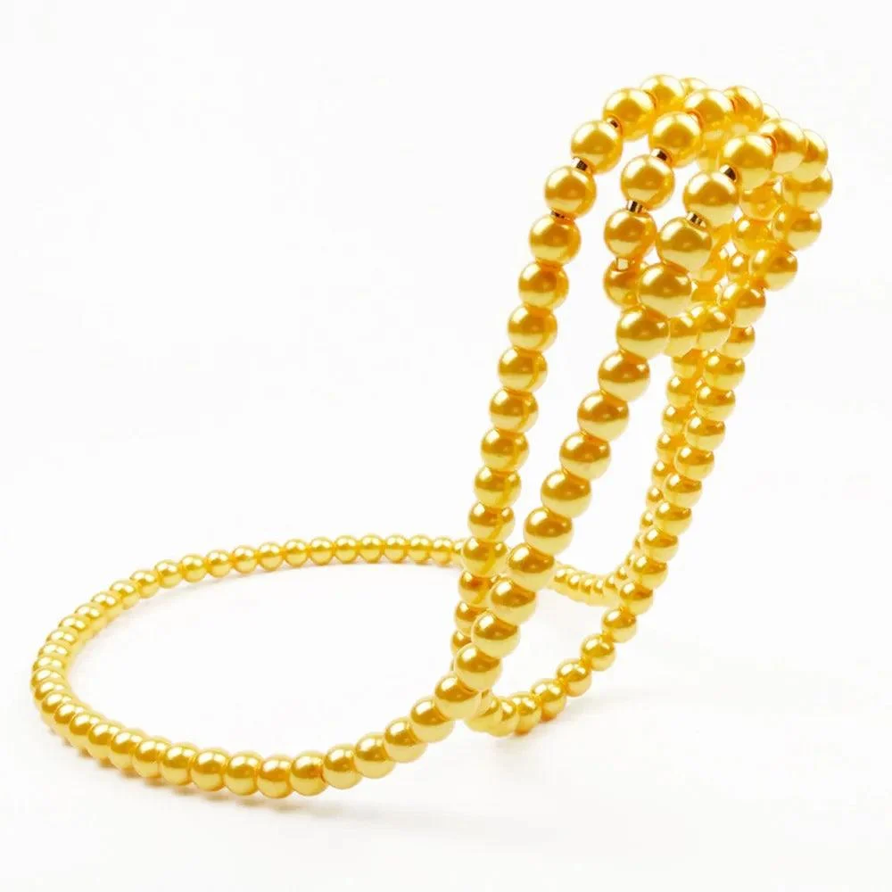 Gravity Defying Pearl Necklace Wine Rack - Homeko