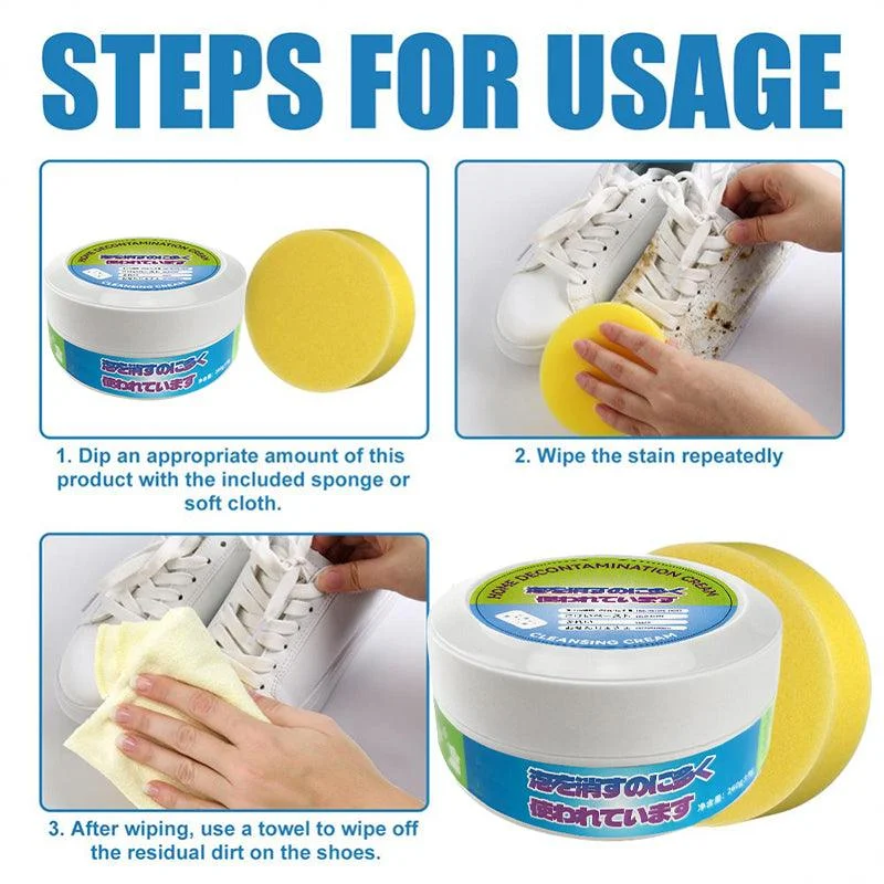 Grease Cleansing Cream for White Shoes -  - #tag1#