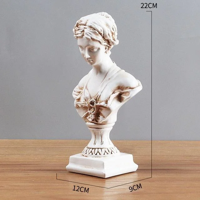 Greek Flora Girl Statue - Homeko