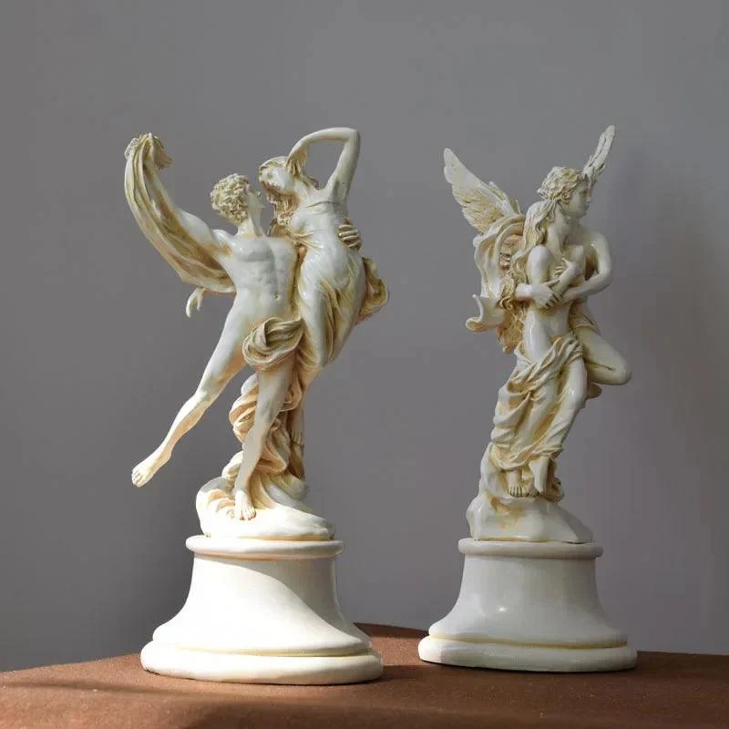 Greek God Love Angle Resin Sculptures and Statues Wedding Gift Home Decor -