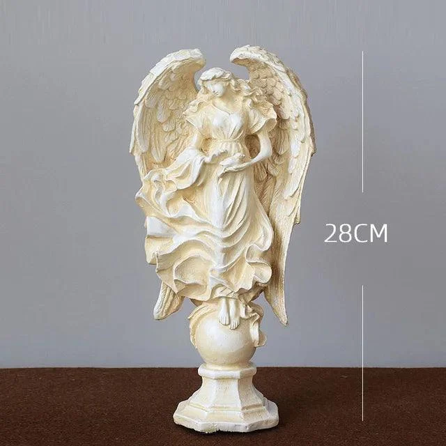 Greek God Love Angle Resin Sculptures and Statues Wedding Gift Home Decor -