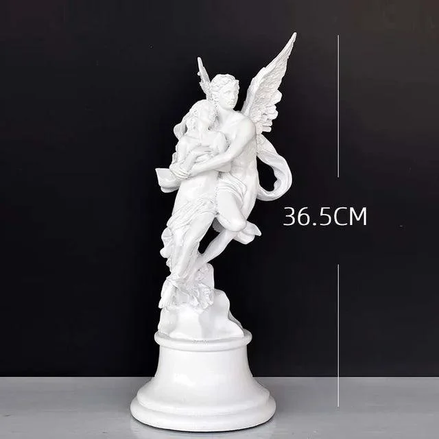 Greek God Love Angle Resin Sculptures and Statues Wedding Gift Home Decor -