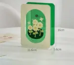 Green-Blue_Flower_Acrylic_Book_Vase_-_-4198259 Green Blue Flower Acrylic Book Vase