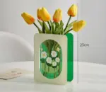Green-Blue_Flower_Acrylic_Book_Vase_-_-4198270 Green Blue Flower Acrylic Book Vase
