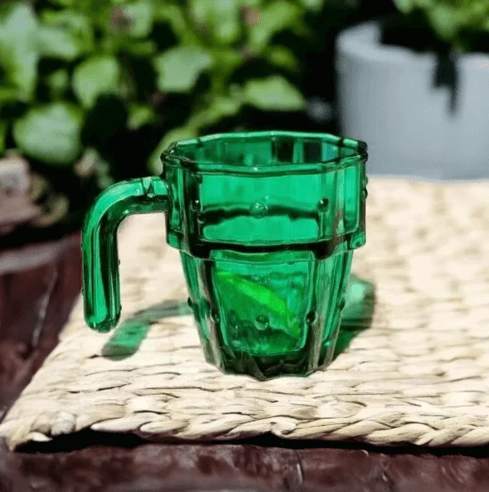 Green Cactus Transparent Stackable Coffee Mug -  - #tag1#