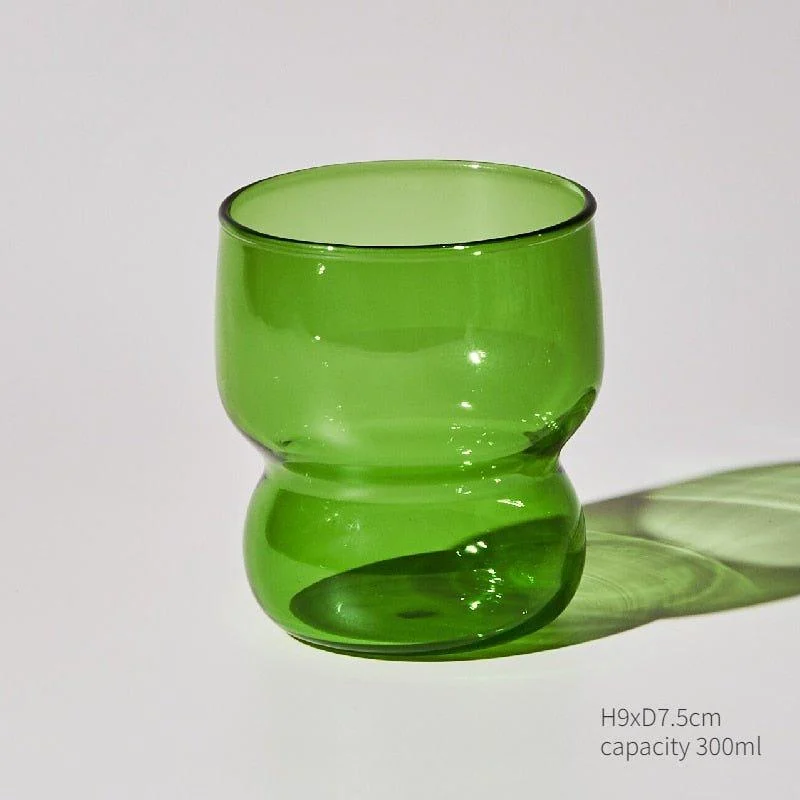 Green Glass Teacup & Saucer Sets -  - #tag1#