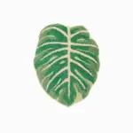 Green Leaf Bathroom Mat