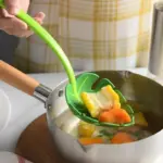 Green Leaf Colander tag1