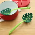 Green Leaf Colander tag1