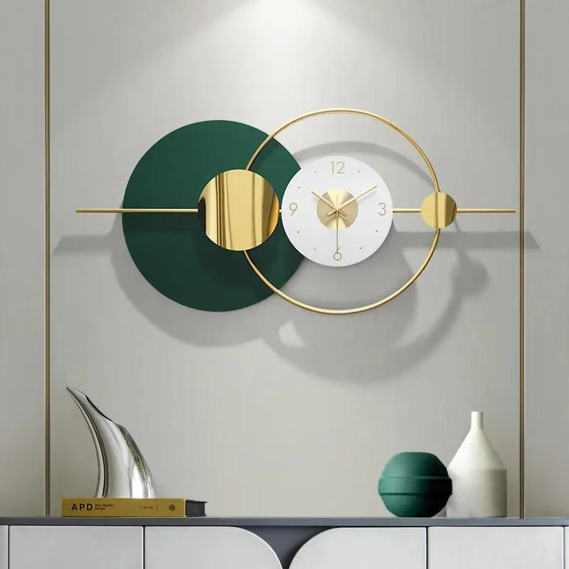 Green Simple Silent Wall Clock -  - #tag1#